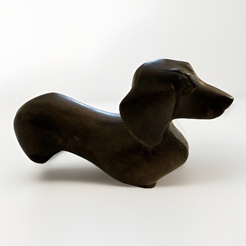Dackel hund bronze - hund, messing