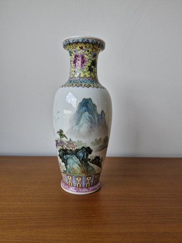 Asiatische vase china - , berge