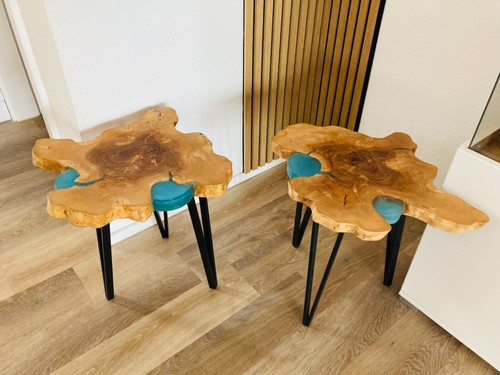 Olivenholz tische epoxidharz - tische,