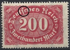 MiNr. 248a mit Plattenfehler