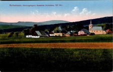 AK GRUSS AUS ÖSTERREICH SCHLESIEN REIHWIESEN ZUCKMANTEL FREIWALDAU VON DER SEITE