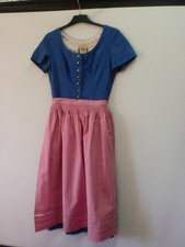 blau kariertes Trachten Kleid