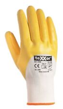 12 - 288 Nitril Arbeitshandschuhe Nitrilhandschuhe Gartenhandschuhe Gelb Texxor 