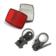 Fahrrad Reflektoren Set Weiss