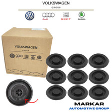 10x ORIGINAL VW AUDI SEAT SKODA Stopfen Abdeckung Bodengruppe Unterboden 30mm