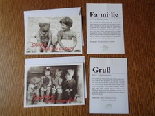 4 Stück Gruß-Klapp-und Postkarten verschiedene Modelle