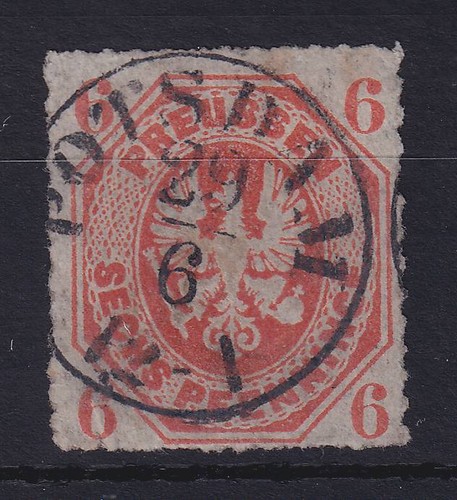 Preußen 1861 adler achteck - adler,