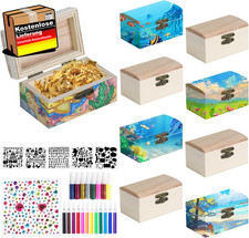 Mini Schatztruhen Holz zum