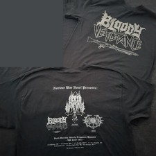 BLOODY VENGEANCE US Tour 2023 w/ Death Worship & Baxaxaxa SHIRT sizes M/L sodom