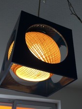 Würfel Lampe 70 er Jahre Entwurf Richard Essig