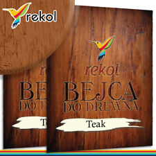Rekol 2x 18g Pulver Holzbeize | Teak | Beize Beutelbeize Möbelbeize Pulverbeize