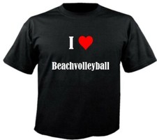 T-Shirt I Love Beachvolleyball