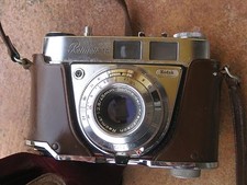 Kodak Retinette I A mit Lederhülle und Tragegurt gut erhalten Schneider Kreuz