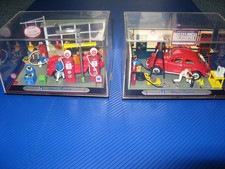 Diorama Konvolut Käfer in Werkstatt und Porsche an der Tankstelle 1:43 rar TOP