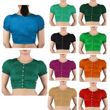 Damen Baumwolle Sari Bluse