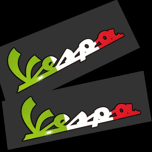 Vespa italienische flagge - vespa,