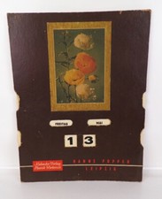 Drehkalender Hanns Popper Leipzig 1950 er Ewiger Kalender