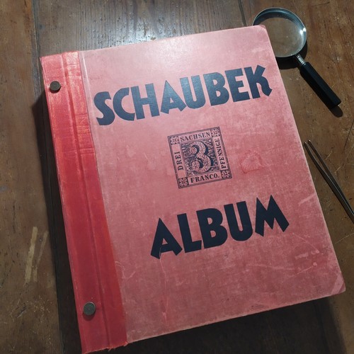 Altes schaubek philatelie - altes,