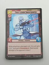 Star Wars Unlimited TCG Einzelkarte First Legion Snowtrooper NM