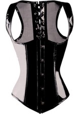 Lack Korsett Ouvert + String