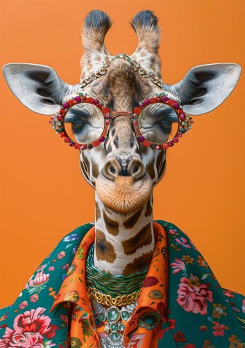 Puzzle crazy giraffe - (1000, t.)