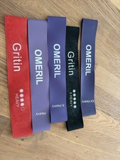 Fitnessband Fitnessbänder Set Gummi Widerstandsbänder