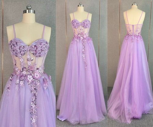 Ballkleid blumen - ballkleid, 3d‑blumen