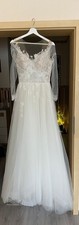 Hochzeitskleid/Brautkleid, A-Linie mit Reifrock