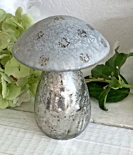 Großer pilz fliegenpilz glas - pilz,