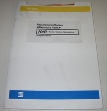 Werkstatthandbuch Seat Alhambra Radio Telefon Navigation Navi ab Baujahr 1996!