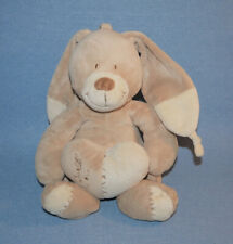 Nicotoy Spieluhr Hase Herz  25 cm Zick Zack beige braun altijd is kortjakje ziek