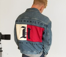 Tommy Hilfiger x Lewis Hamilton Denim Jacke – Größe L – Sehr guter Zustand – Rar