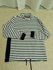 Lea.h! Damen Tunika/Pullover Größe 40. Viskose. Gestreifte.