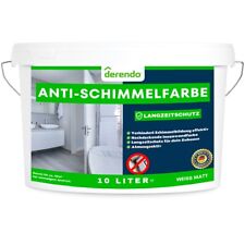 Derendo Antischimmelfarbe weiß Schimmelfarbe Wandfarbe 2,5L | 5L | 10L