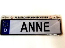 Albatros Namensschild "Anne"