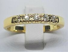 Memoire Ring massiv und schwer Damen Gold 750/- (18Kt.) Brillanten 0,20ct tw/vsi