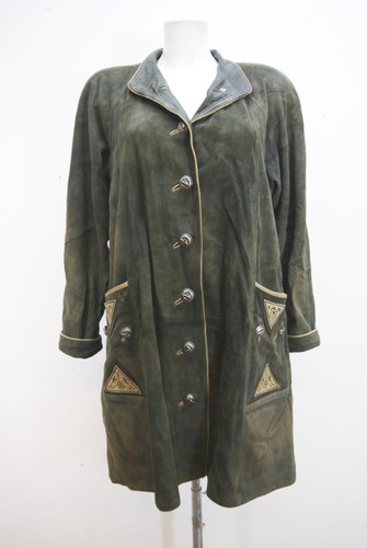 Klasse wildleder ledermantel - wildleder,