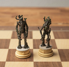 "Herr der Ringe" Schachfiguren, Baumbart & Ent - Handbemalt von Eaglemoss