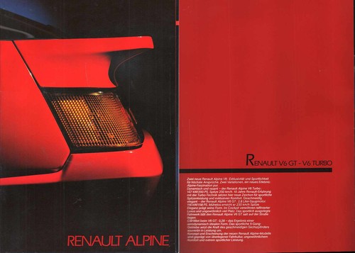Renault alpine v6 - renault, gt