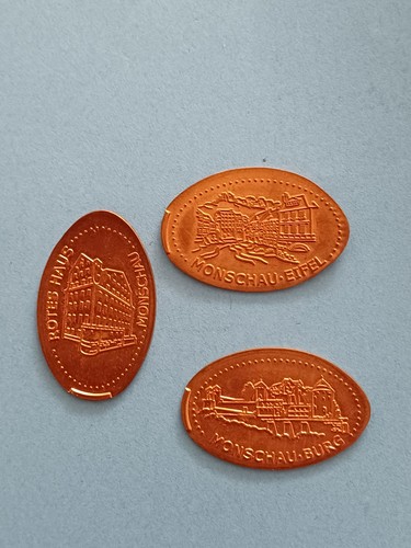 Elongated coin monschau - coin, "monschau"