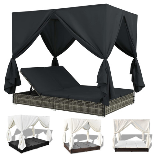 Sonnenliege loungebett poly - sonnenliege,