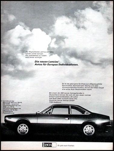 Lancia beta coupe - beta, originale
