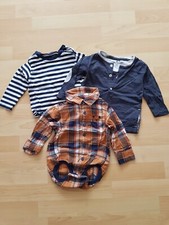 ⚠️ Tom Tailor H&M Set 1 Body Langarm + 2 Langarmshirt Jungen Gr. 68
