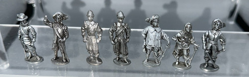 Komplettsatz metallfiguren - komplettsatz,