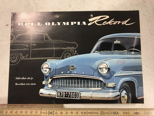 Opel olympia rekord werbung - opel,