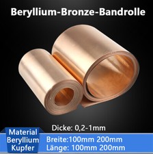 Beryllium Kupfer Band Rolle