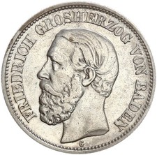 Baden Friedrich I. 2 Mark 1902