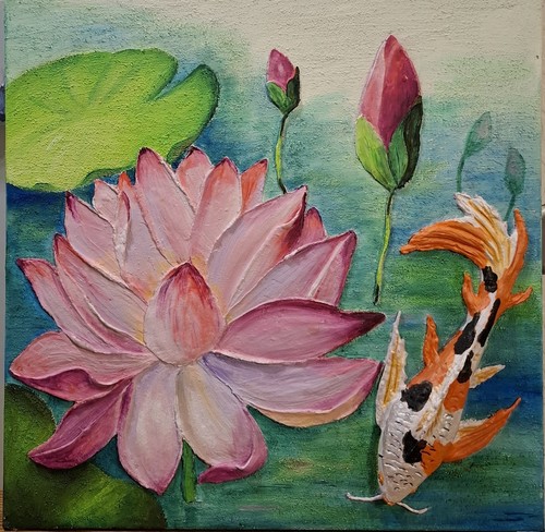 Original acrylgemälde mit - original-acrylgemälde,