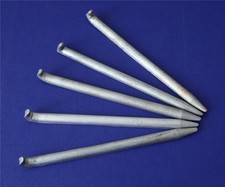 20 Stk BW Zelthering/Zeltanker/Erdnagel/ Zeltnagel  - 26 x 1,5 cm - ALU