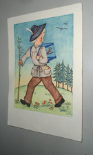 Alte AK Künstlerkarte Junge